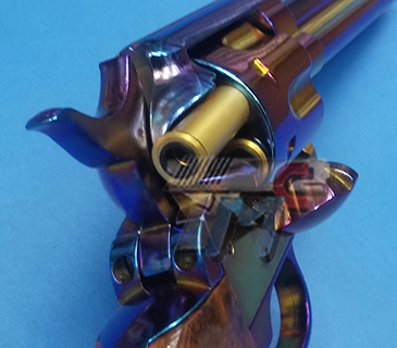 King Arms SAA .45 Peacemaker Revolver (S-Bluing) - Click Image to Close